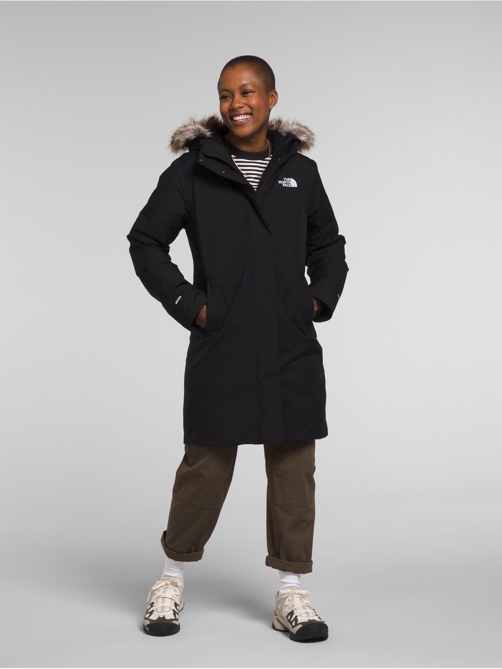 The North Face Women’s Arctic Parka with Faux Fur Hood Trim